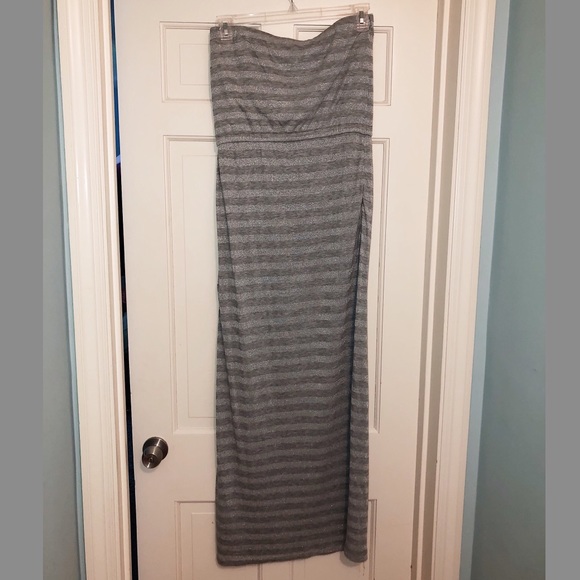 White House Black Market Strapless Maxi Dress - Picture 2 of 4